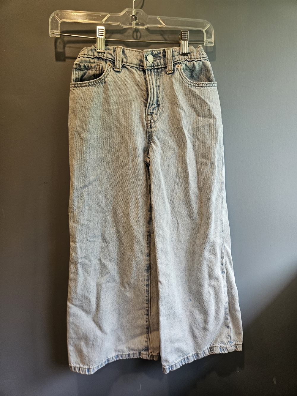 GAP Light Blue Kids Wide Leg Jeans